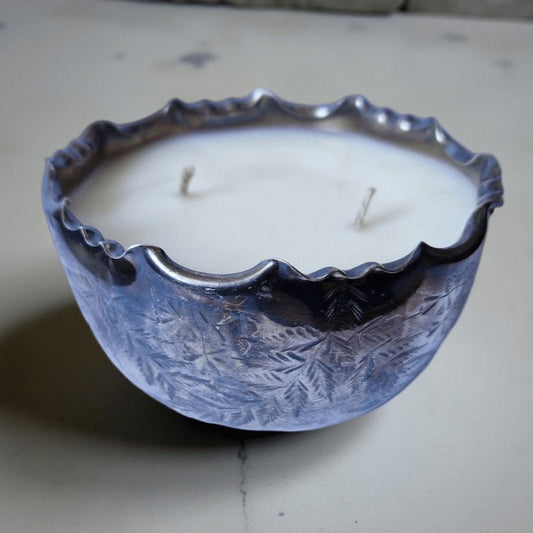 Repurposed Vintage Pot Candle-0