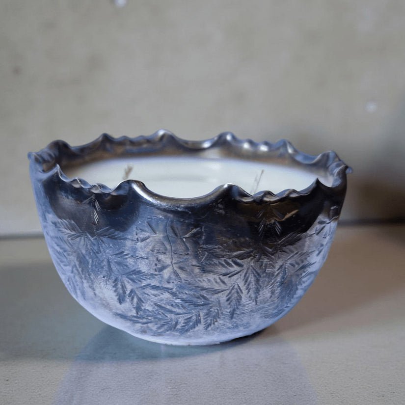 Repurposed Vintage Pot Candle-2