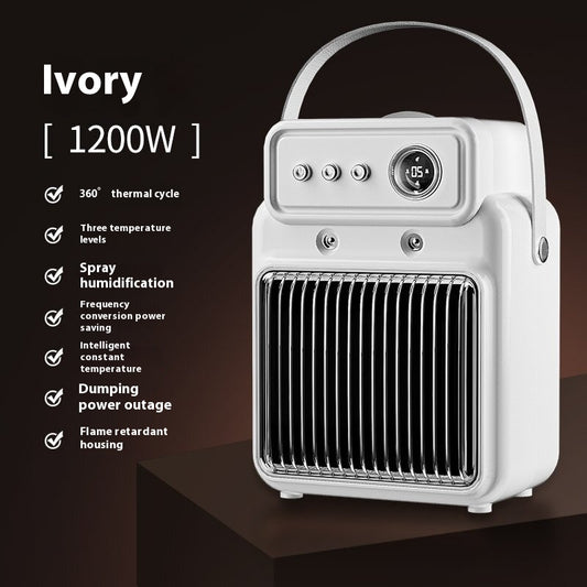 1200W 2 in 1 Efficient Room Heater Humidifying Table Heater Overheating Protections Heater Indoor Heater Suitable for Offices