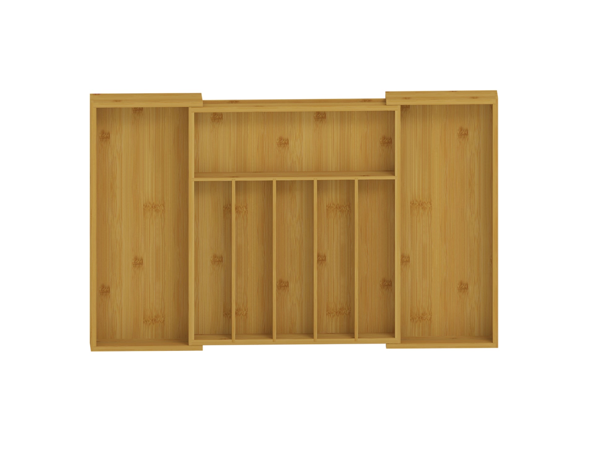 Wooden Cutlery Tray Drawer Storage Organizer, Insert for Kitchen Utensils