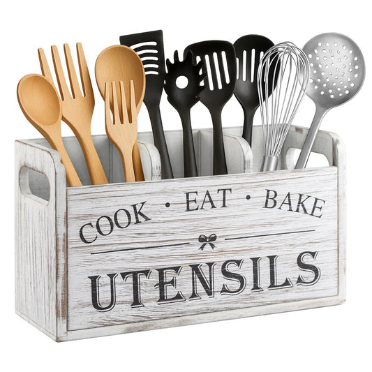 Kitchen Cutlery Holder Spoon Fork Utensils Storage Rack Drainer Multifunction