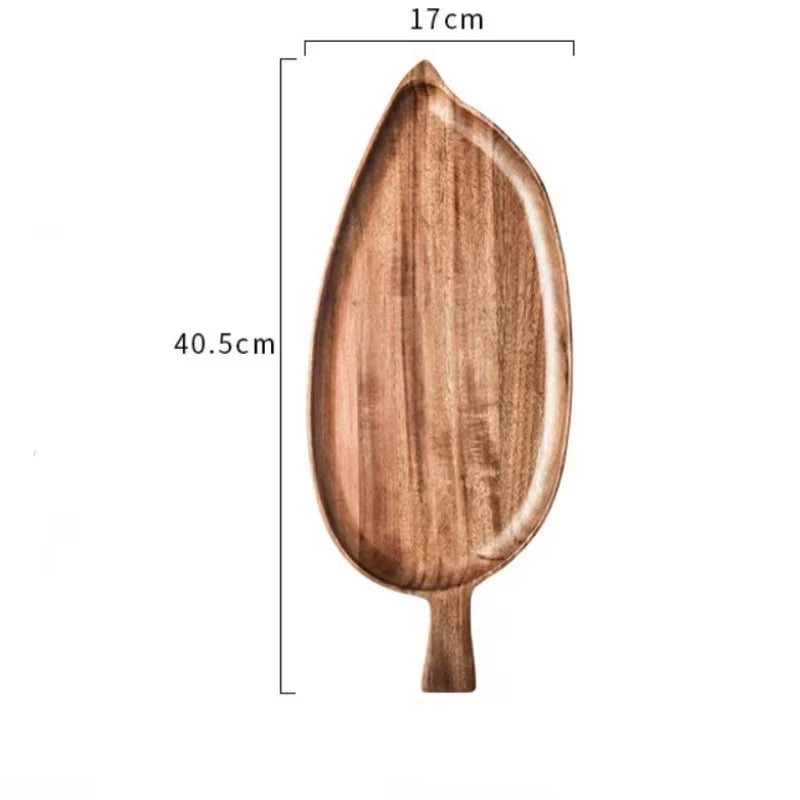 Multi-Layer Wood Display Rack for Dinner Plates and Snacks Decorative Trays, Kitchen Storage & Organization,Fruit Dish Plate