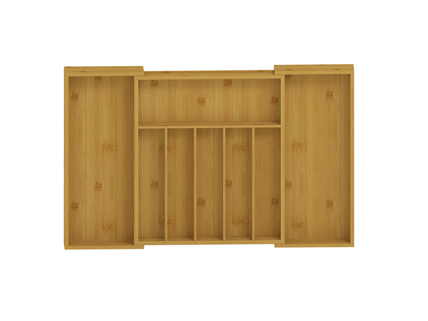 Wooden Cutlery Tray Drawer Storage Organizer, Insert for Kitchen Utensils